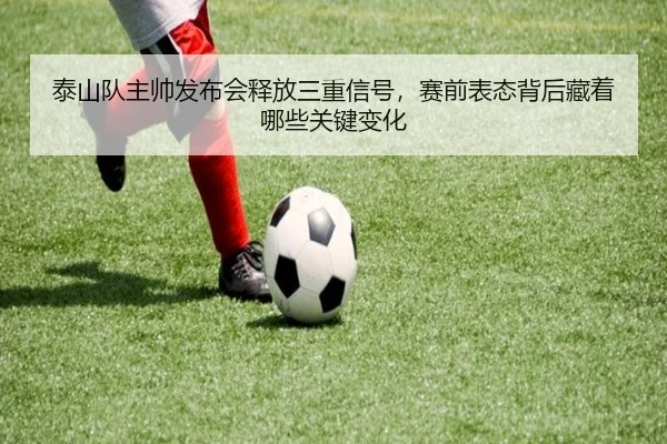 泰山队主帅发布会释放三重信号，赛前表态背后藏着哪些关键变化